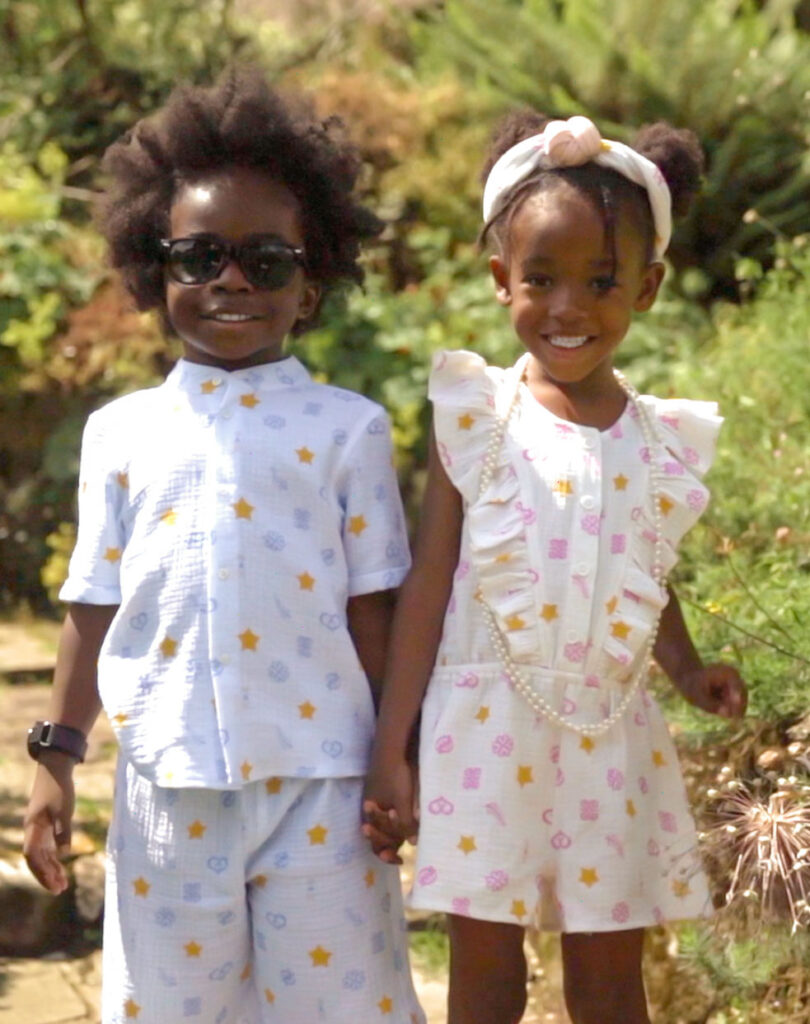 Adinkra Print Cotton Children's Wear