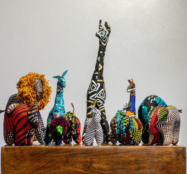 African Print Stuffed Toys