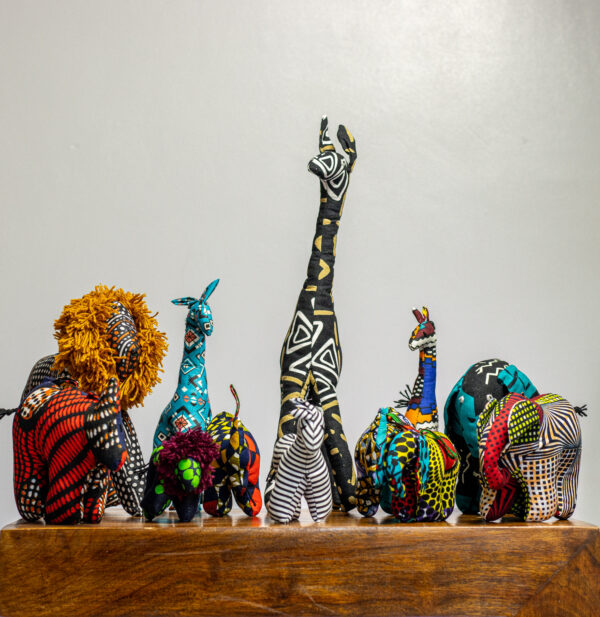 African Print Stuffed Animals